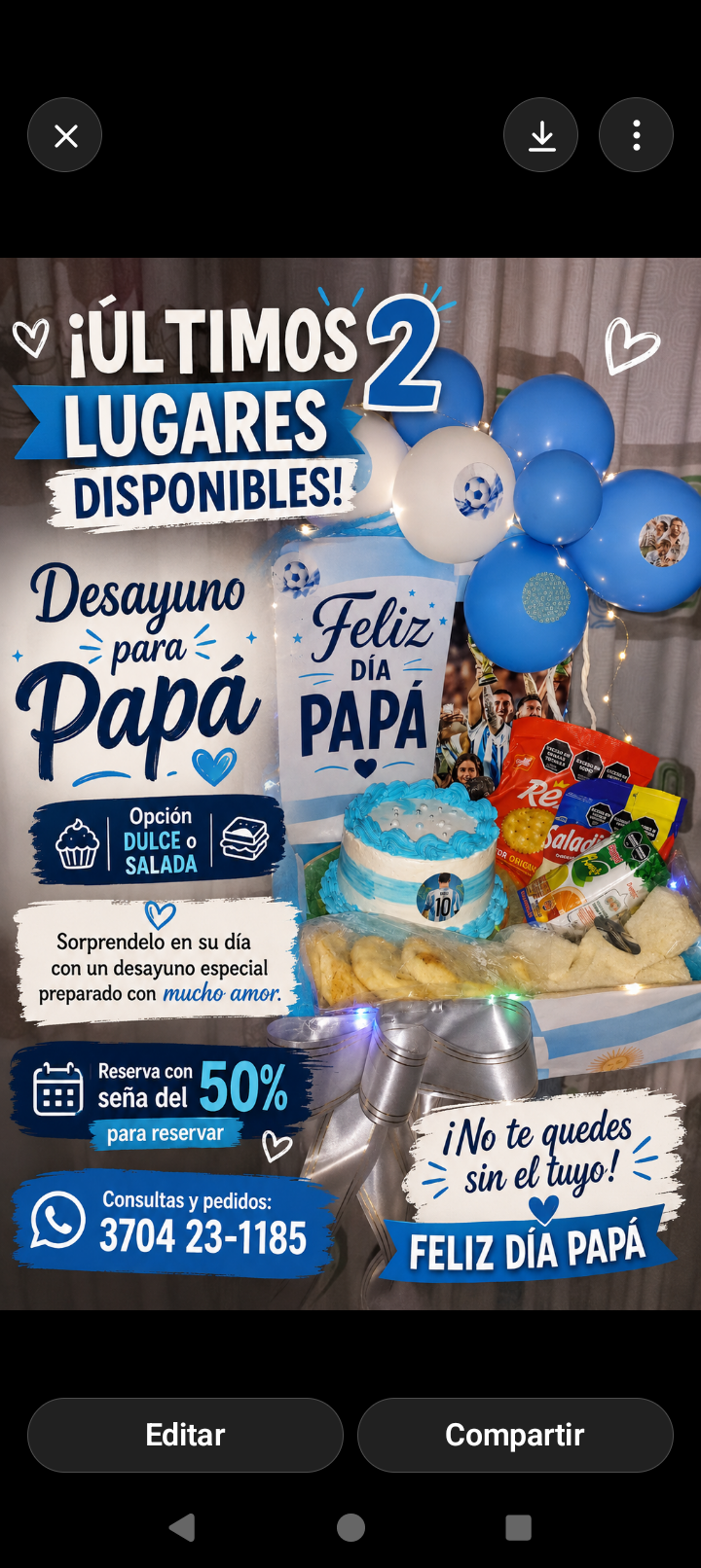 Desayunos y tortas