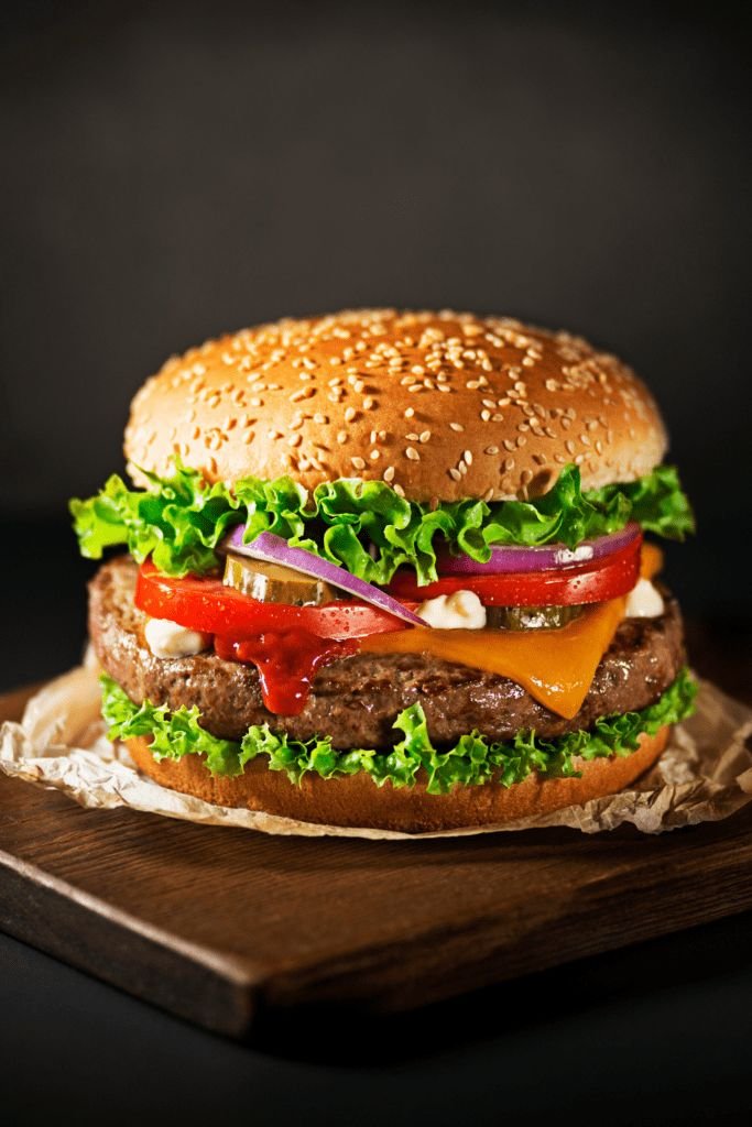 Hamburguesa doble queso