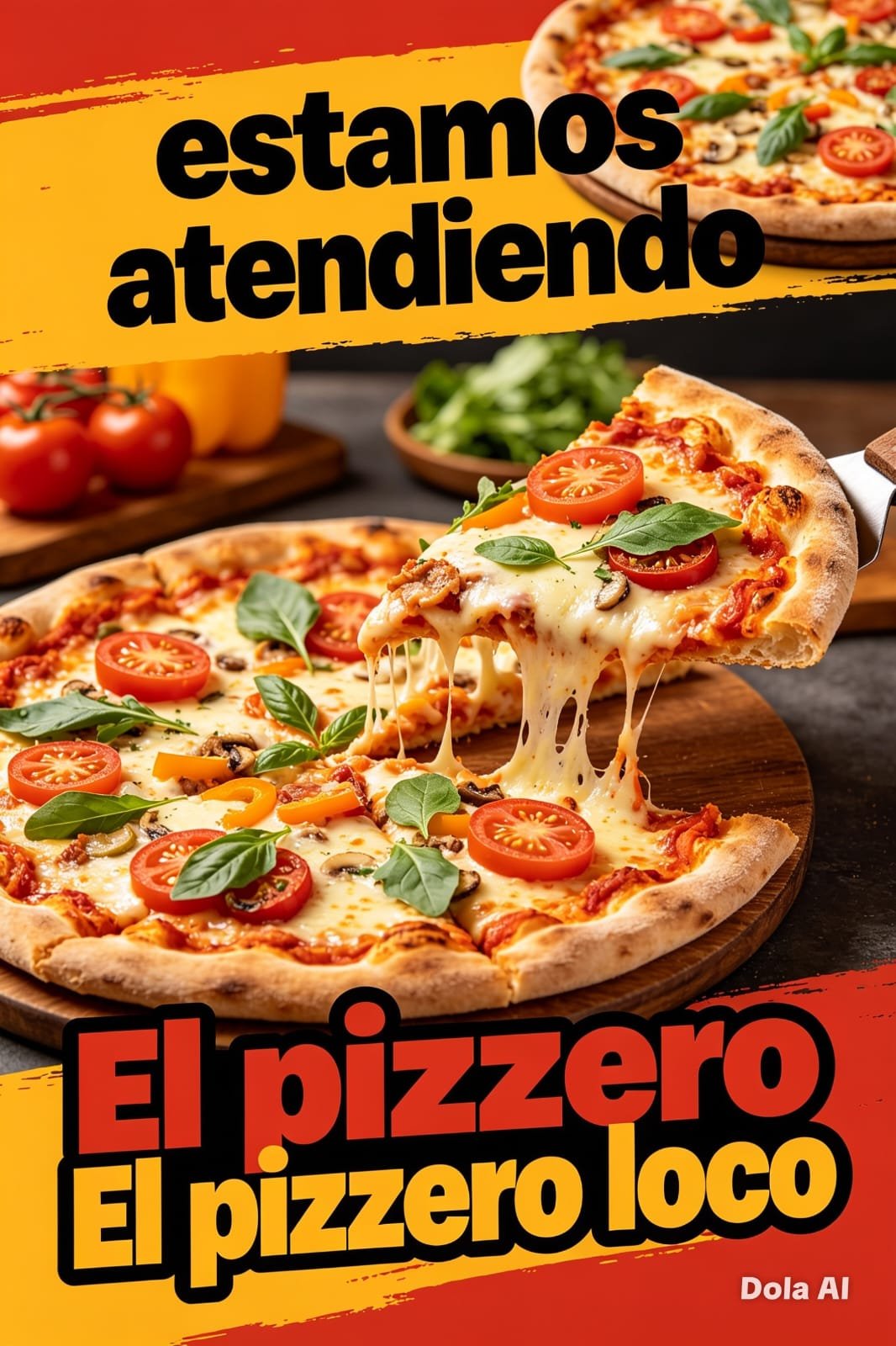 Pizzas hamburguesas  empanadas  y mucho mas
